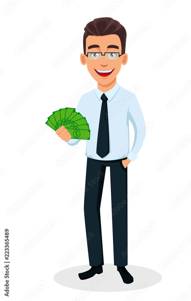 Handsome businessman in office style clothes Handsome businessman in office style clothes