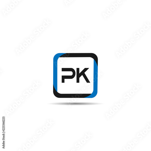 Initial Letter PK Logo Template Design Free Download Initial Letter PK Logo Template Design - GFXLoad