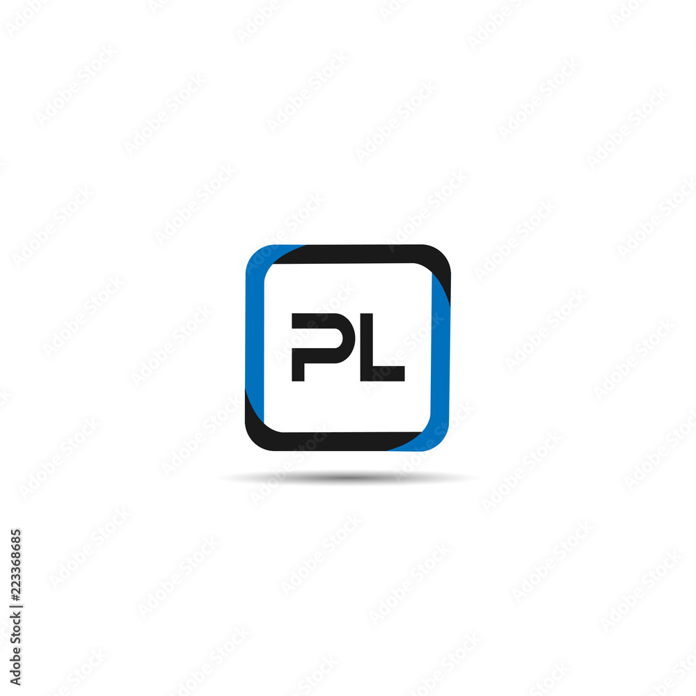 Initial Letter PL Logo Template Design Initial Letter PL Logo Template Design