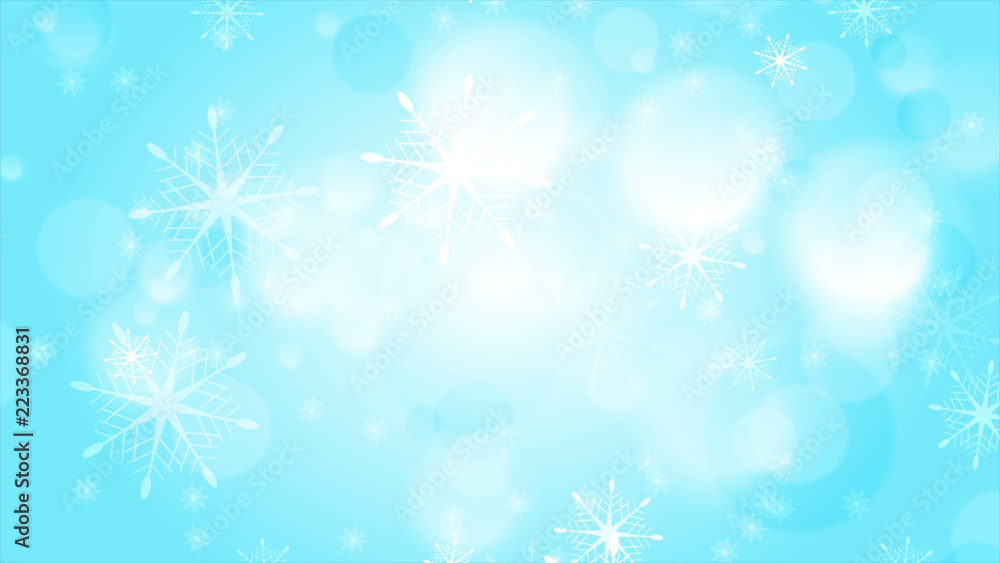 Abstract blue and white bokeh Christmas background Abstract blue and white bokeh Christmas background