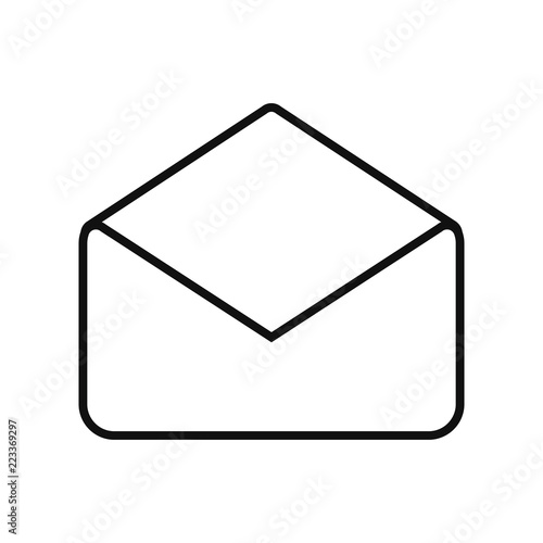 open email envelope message icon
