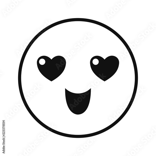 happy smiley emoticon hearts eye love