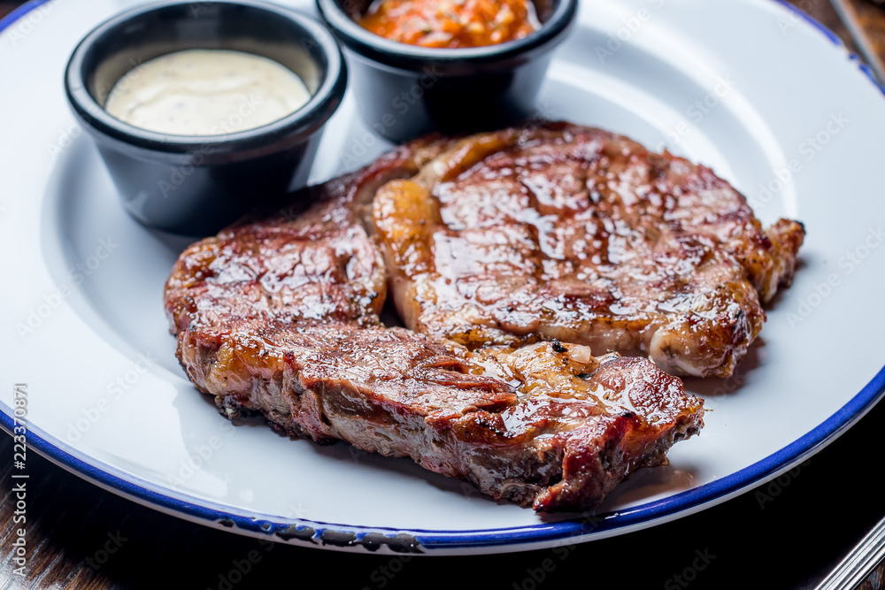 juicy Ribeye steak juicy Ribeye steak