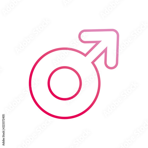 male gender symbol pictogram icon