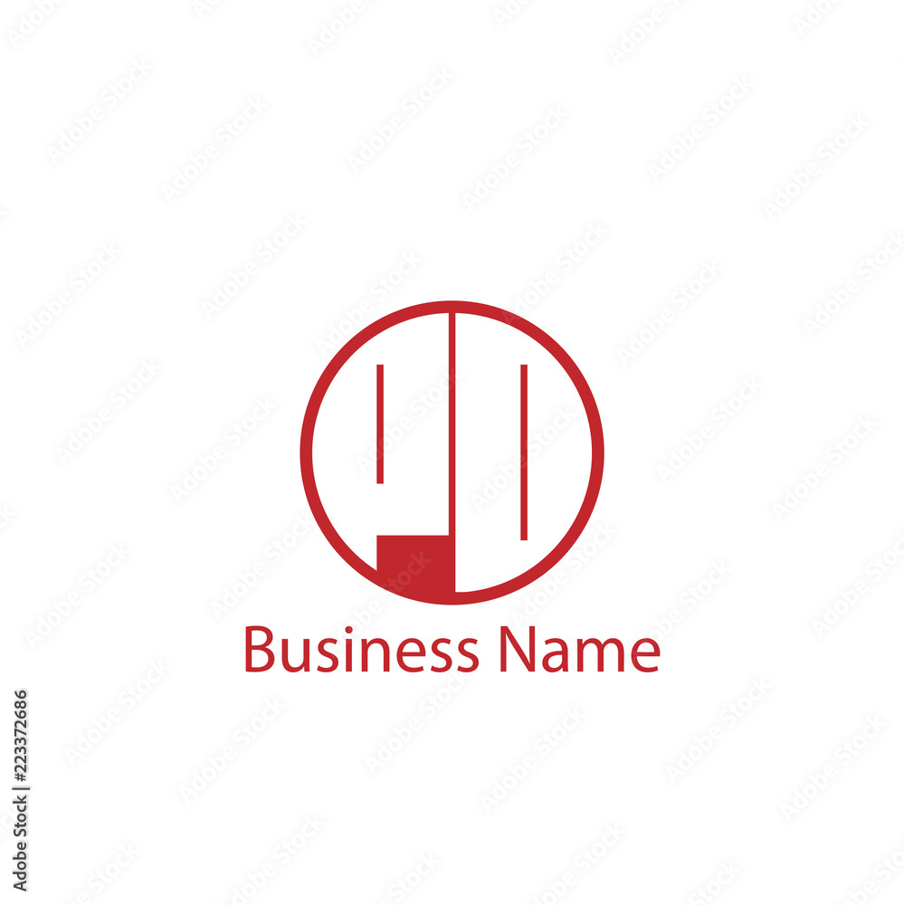 Initial Letter PO Logo Template Design Initial Letter PO Logo Template Design