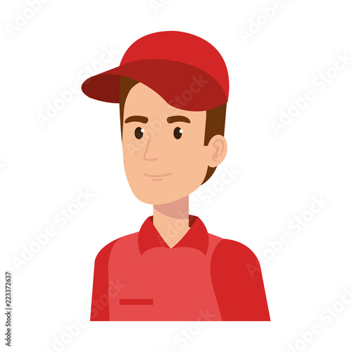 delivery worker avatar character