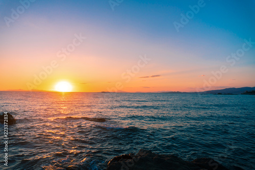 Magic marine sunset