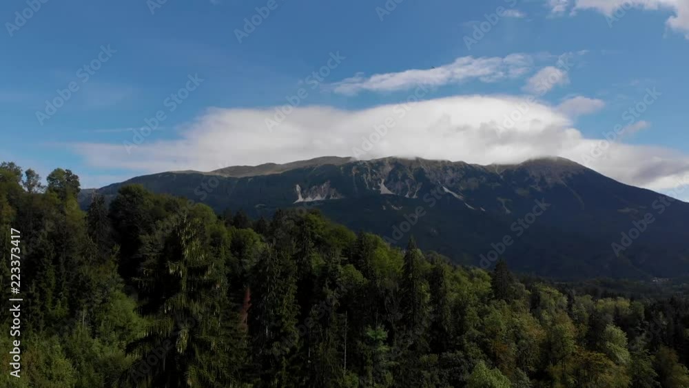 View of canyon Blejski Vintgar with beautiful clear and speed water. Canyon is nearby Bled lake in Slovenia. View of canyon Blejski Vintgar with beautiful clear and speed water. Canyon is nearby Bled lake in Slovenia.
