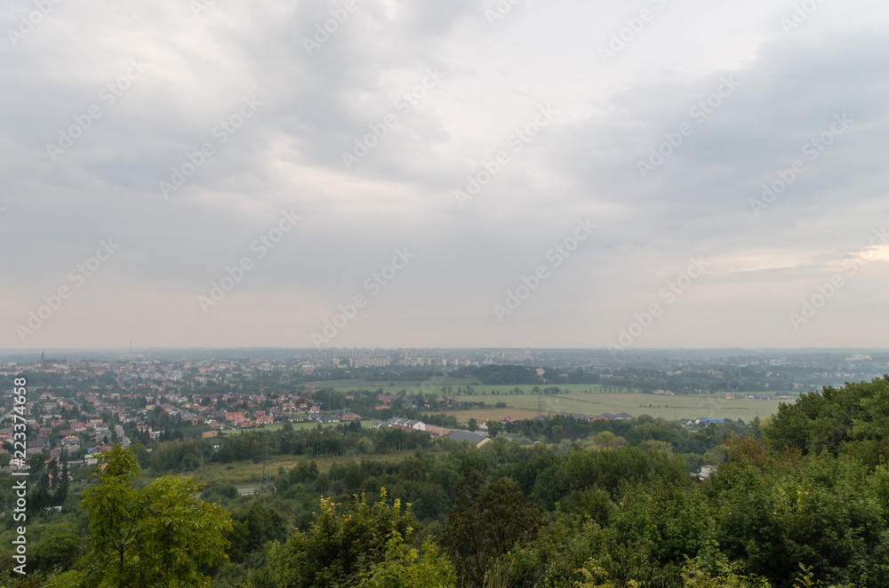 Panorama of City of Tarnów, Poland
