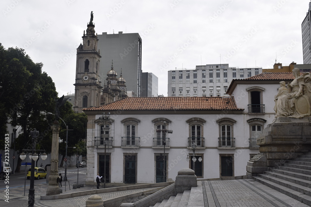 Centro histórico no Rio de Janeiro