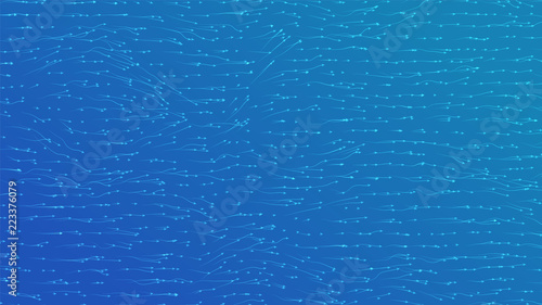 Vector field visualization of forces. Magnetic or gravitational fluctuations chart. Science backdrop with a matrix of arows with magnitude and direction. Flow representation. Interaction.