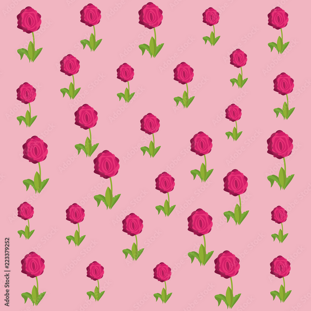 Floral pink background Floral pink background
