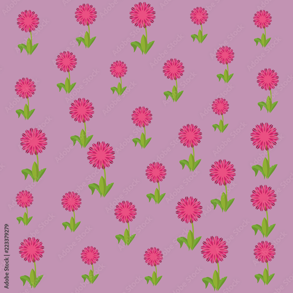Floral pink background Floral pink background
