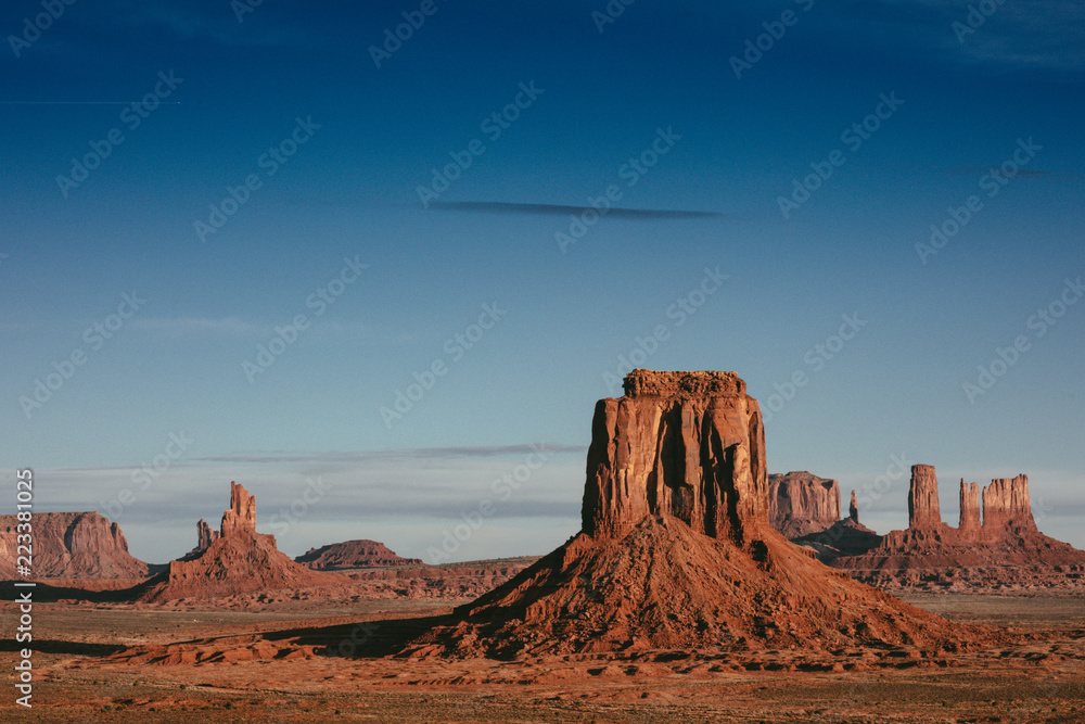 Iconic Monument Valley On The Border Of Arizona And Utah Iconic Monument Valley On The Border Of Arizona And Utah