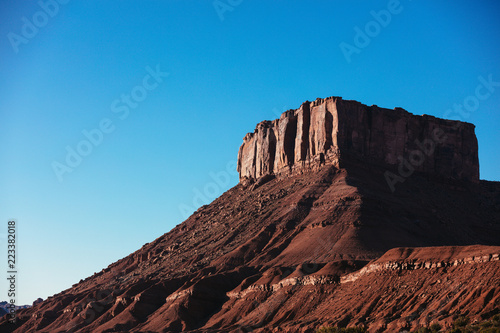 Red Rock Desert Landscape Of Utah In The Iconic American Southwest