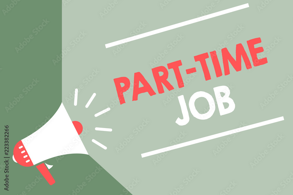 is part time job meaning