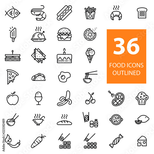 FOOD ICON SET lipo