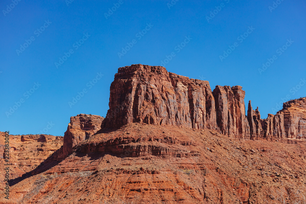 Obraz premium Red Rock Desert Landscape Of Utah In The Iconic American Southwest