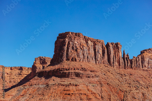 Red Rock Desert Landscape Of Utah In The Iconic American Southwest