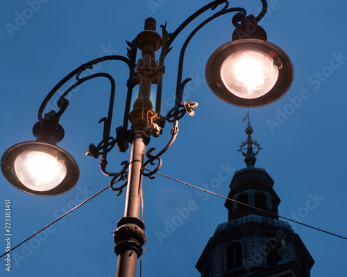 Streetlights at Dusk