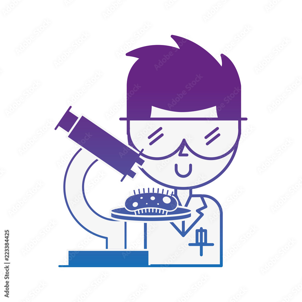 scientific man professor microscope bacteria research scientific man professor microscope bacteria research