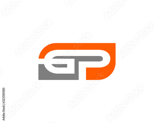 GP company group linked letter logo