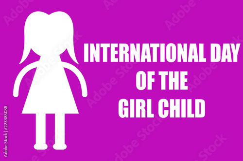 Día internacional de las niñas.