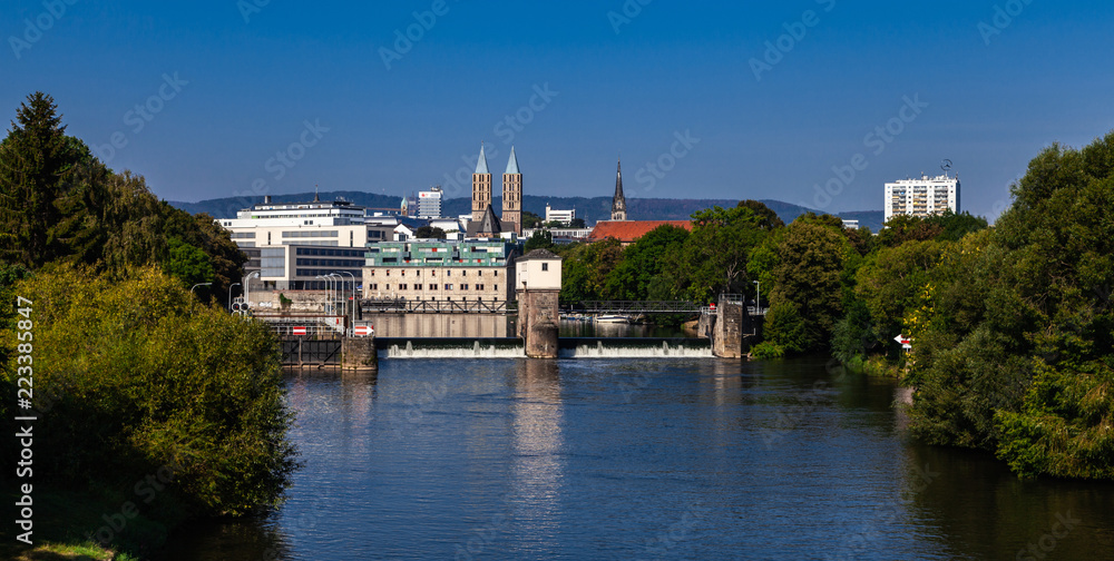 Obraz premium Fulda Schleuse Kassel