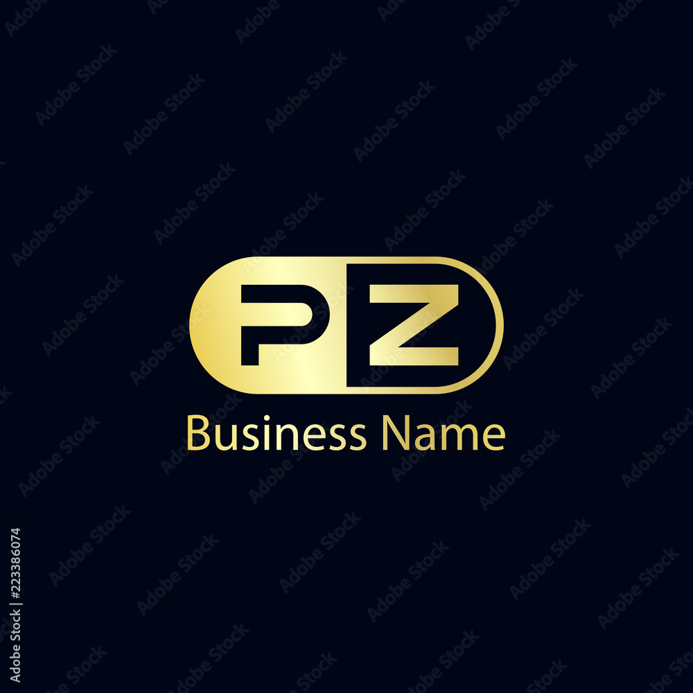 Initial Letter PZ Logo Template Design Initial Letter PZ Logo Template Design