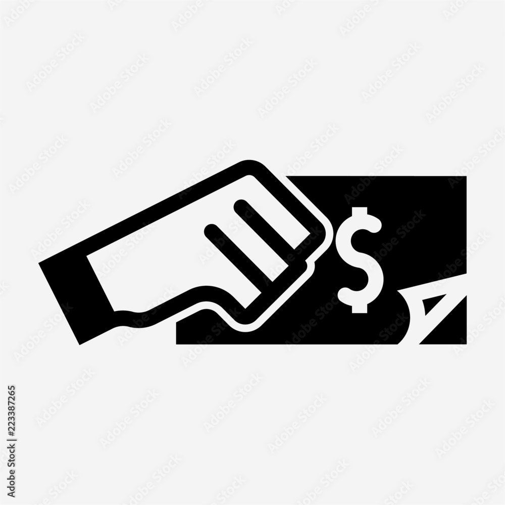 Glyph loan pixel perfect vector icon Glyph loan pixel perfect vector icon