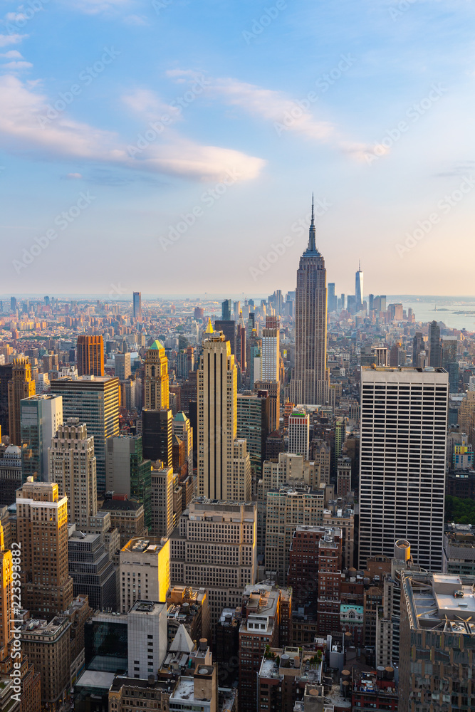 Manhattan - View from Top of the Rock - Rockefeller Center - New York