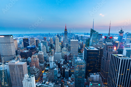 Manhattan - View from Top of the Rock - Rockefeller Center - New York