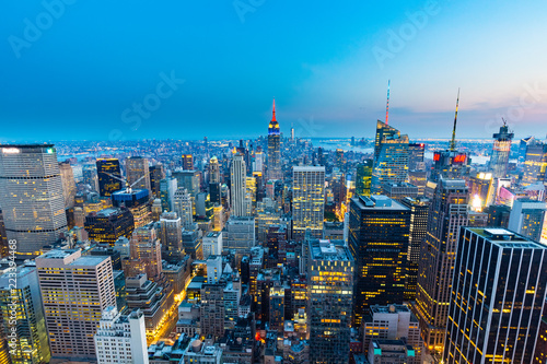 Manhattan - View from Top of the Rock - Rockefeller Center - New York