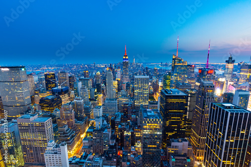 Manhattan - View from Top of the Rock - Rockefeller Center - New York