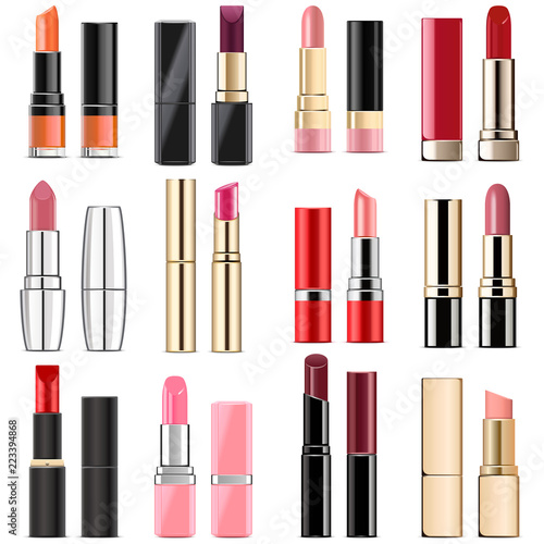 Vector Lipstick Icons