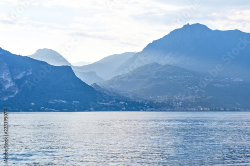 Lake Como at sunset