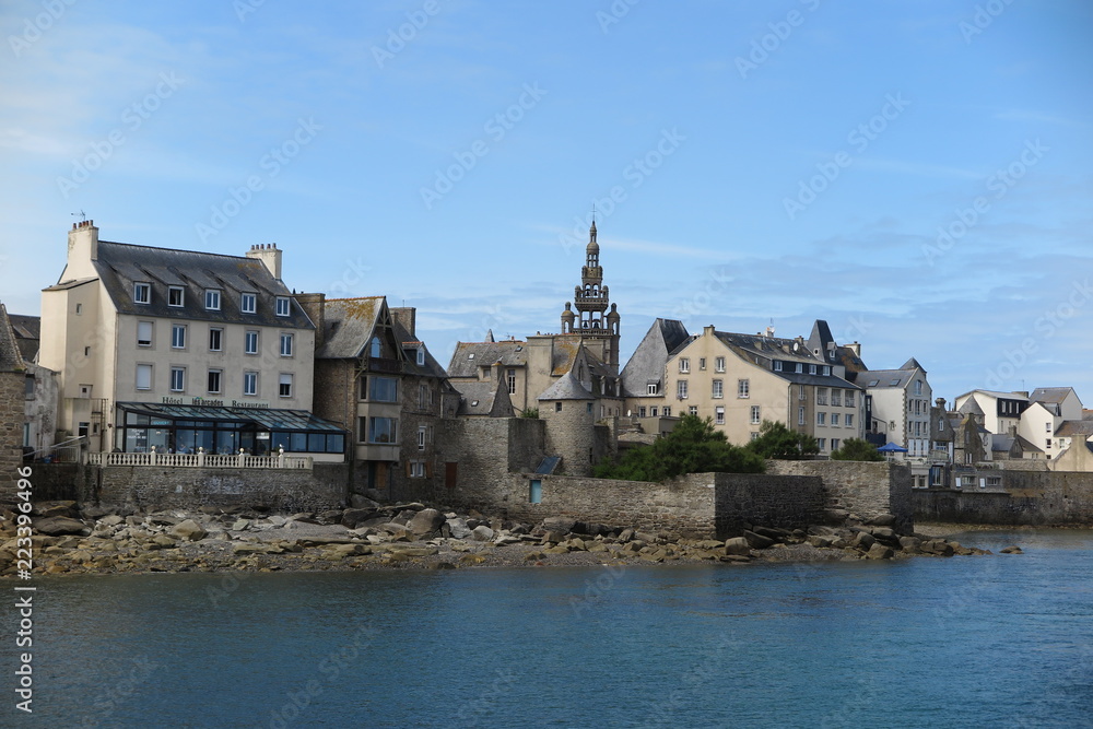Blick auf Roscoff, Bretagne