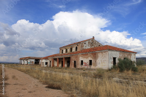 Estacion ferroviaria abandonada en provincia de Albacete