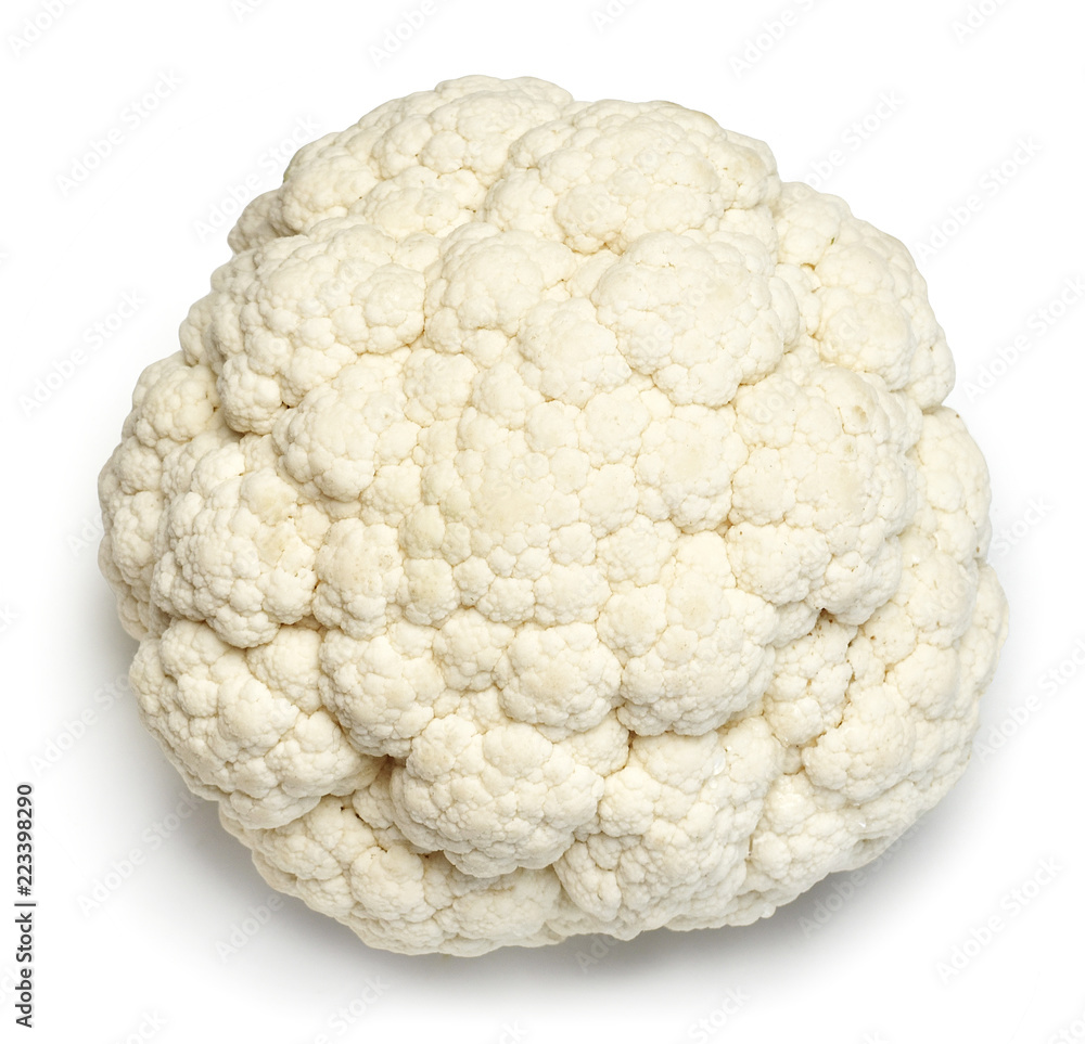 Raw cauliflower, whole vegetable. Fresh whole cauliflower, isolated on white background. Close up shot on white. Raw cauliflower, whole vegetable. Fresh whole cauliflower, isolated on white background. Close up shot on white.