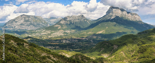 Penya Montanyesa in the Aragonese Pyrenees  Spain.