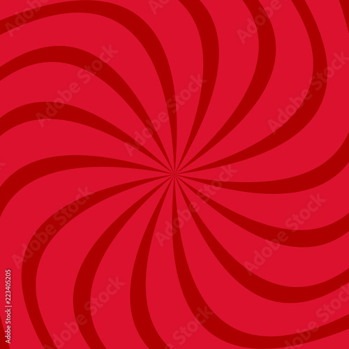 Spiral ray background - vector graphic design from spinned rays