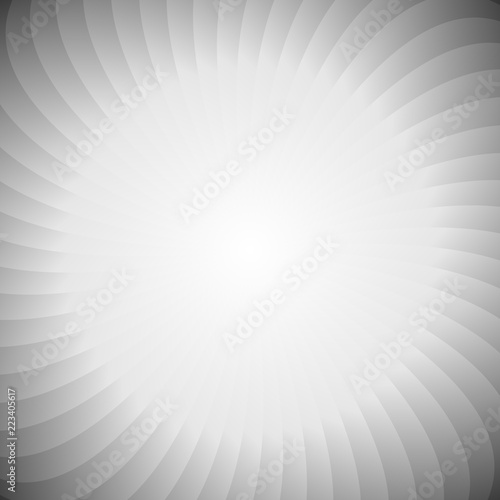 Grey geometric swirl background - gradient vector graphic design