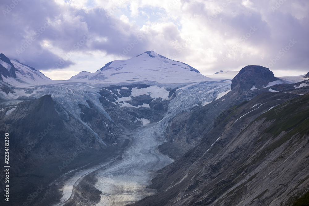 Pasterze Glacier. Grossglockner High Alpine Road . Austria. Pasterze Glacier. Grossglockner High Alpine Road . Austria.