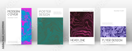 Abstract cover. Remarkable design template. Suminagashi marble minimal poster. Remarkable trendy abs