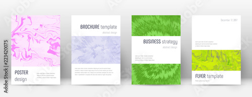Abstract cover. Favorable design template. Suminagashi marble minimalistic poster. Favorable trendy 