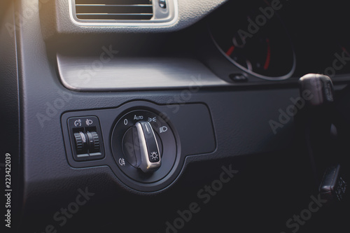 Car light buttons