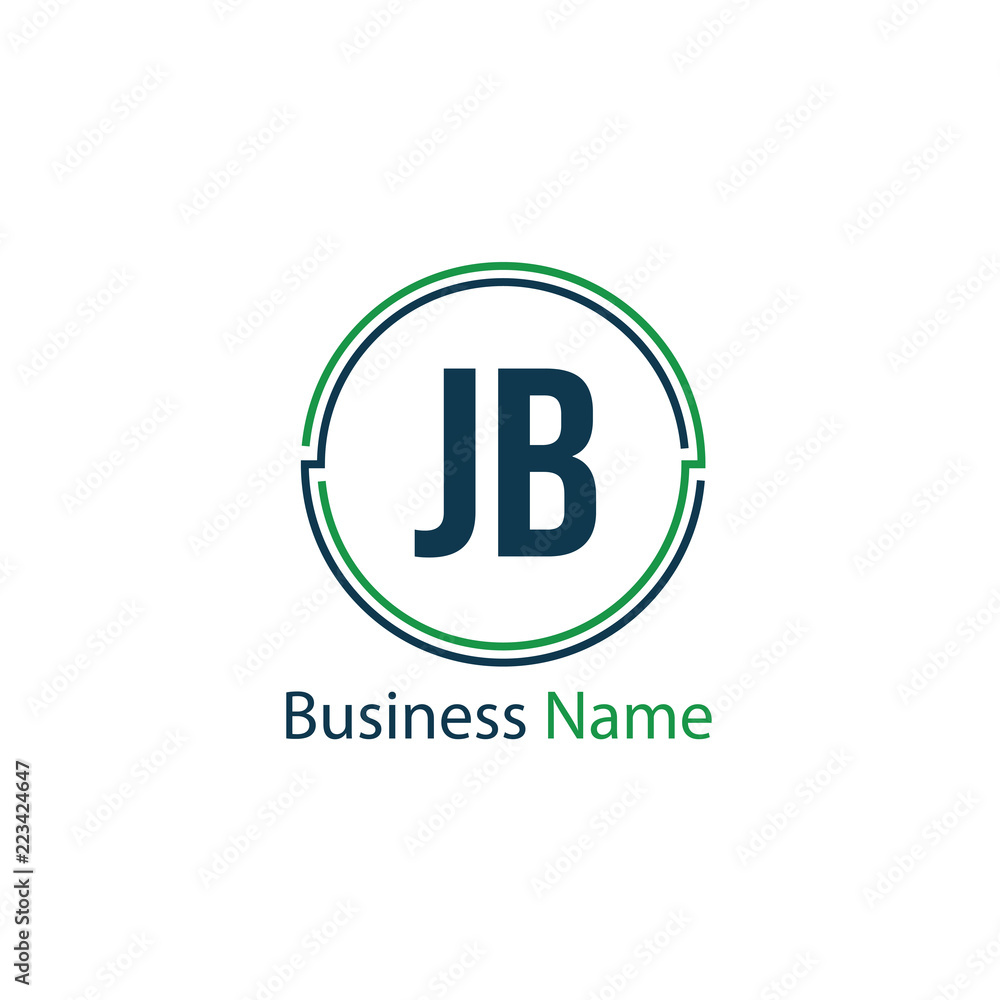 Initial Letter JB Logo Template Design Initial Letter JB Logo Template Design