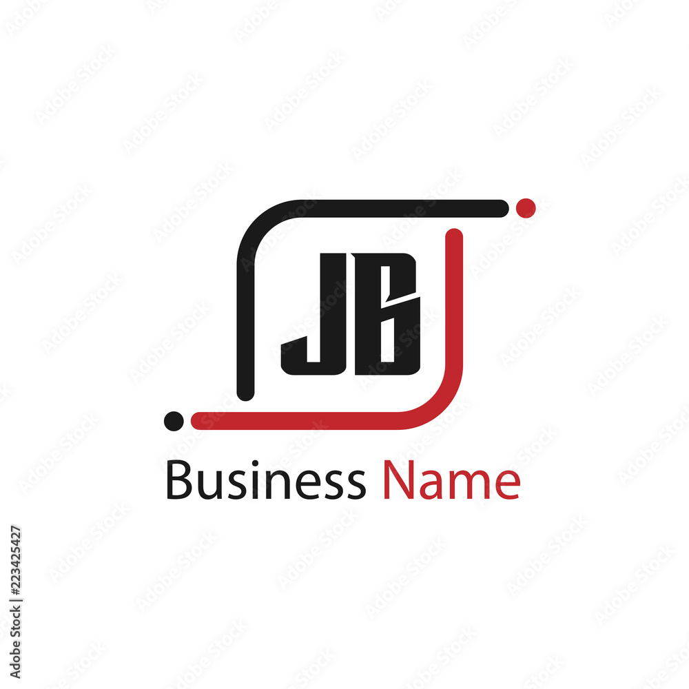 Initial Letter JB Logo Template Design Initial Letter JB Logo Template Design
