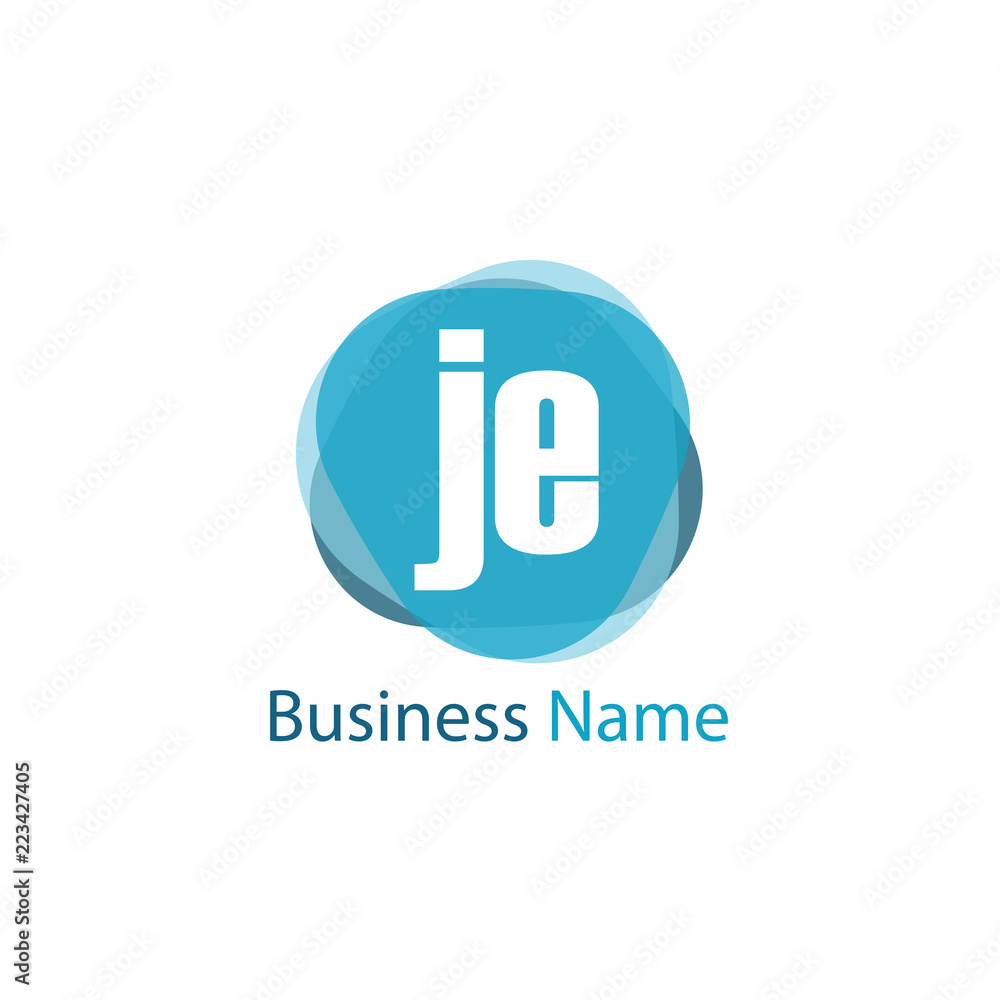 Initial Letter JE Logo Template Design Initial Letter JE Logo Template Design