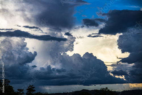 sky and clouds, céu com núvens